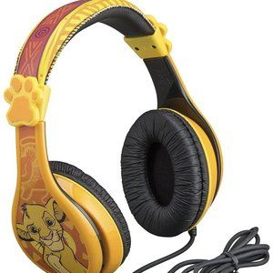 Headphones For Kids Lion King Adjustable Stereo Tangle-Free 3.5mm Jack Wire